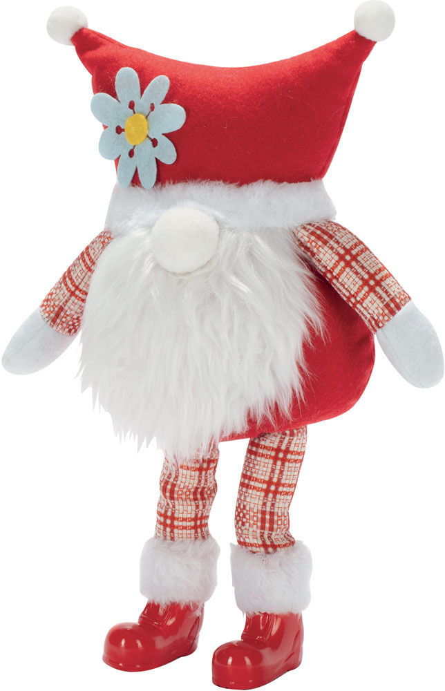 Gnomo con cappello a fungo 33 cm