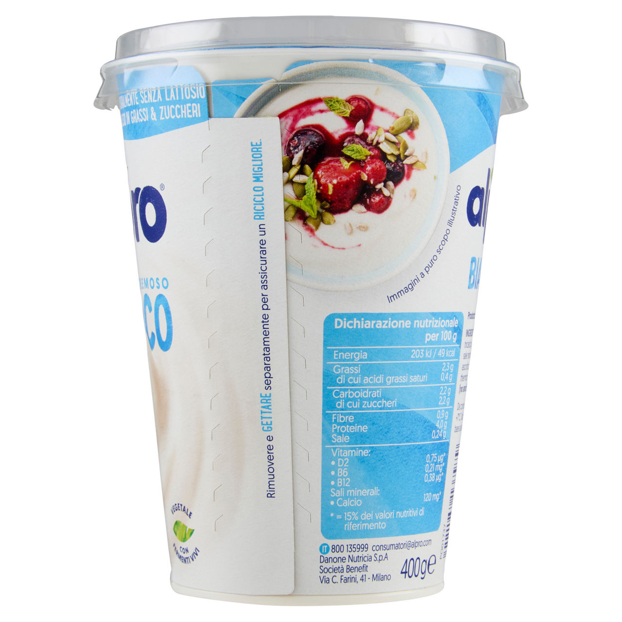 Yogurt vegetale bianco 400 gr - Immagine 51