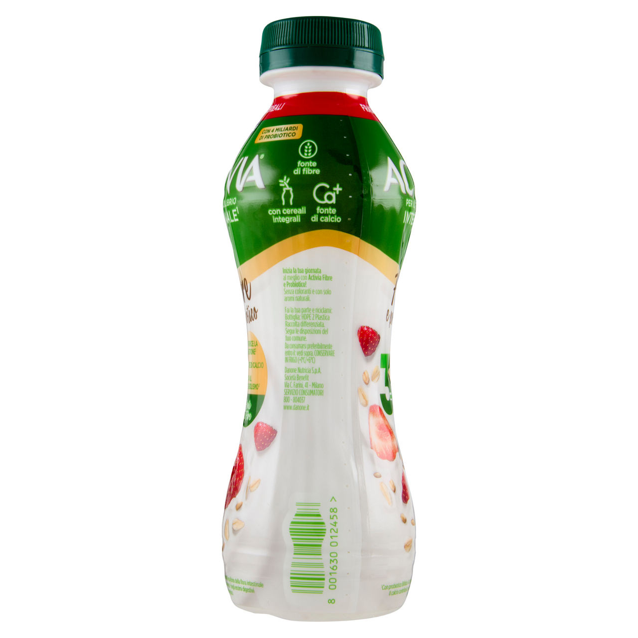 Latte fermentato con fibre e probiotico con fragola e cereali 270 gr - Immagine 31