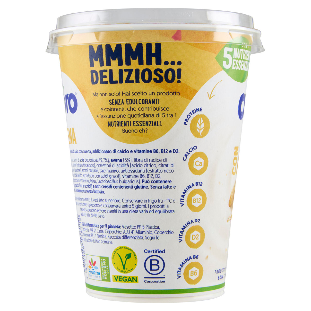 Yogurt vegetale bianco con avena 400 gr - Immagine 31
