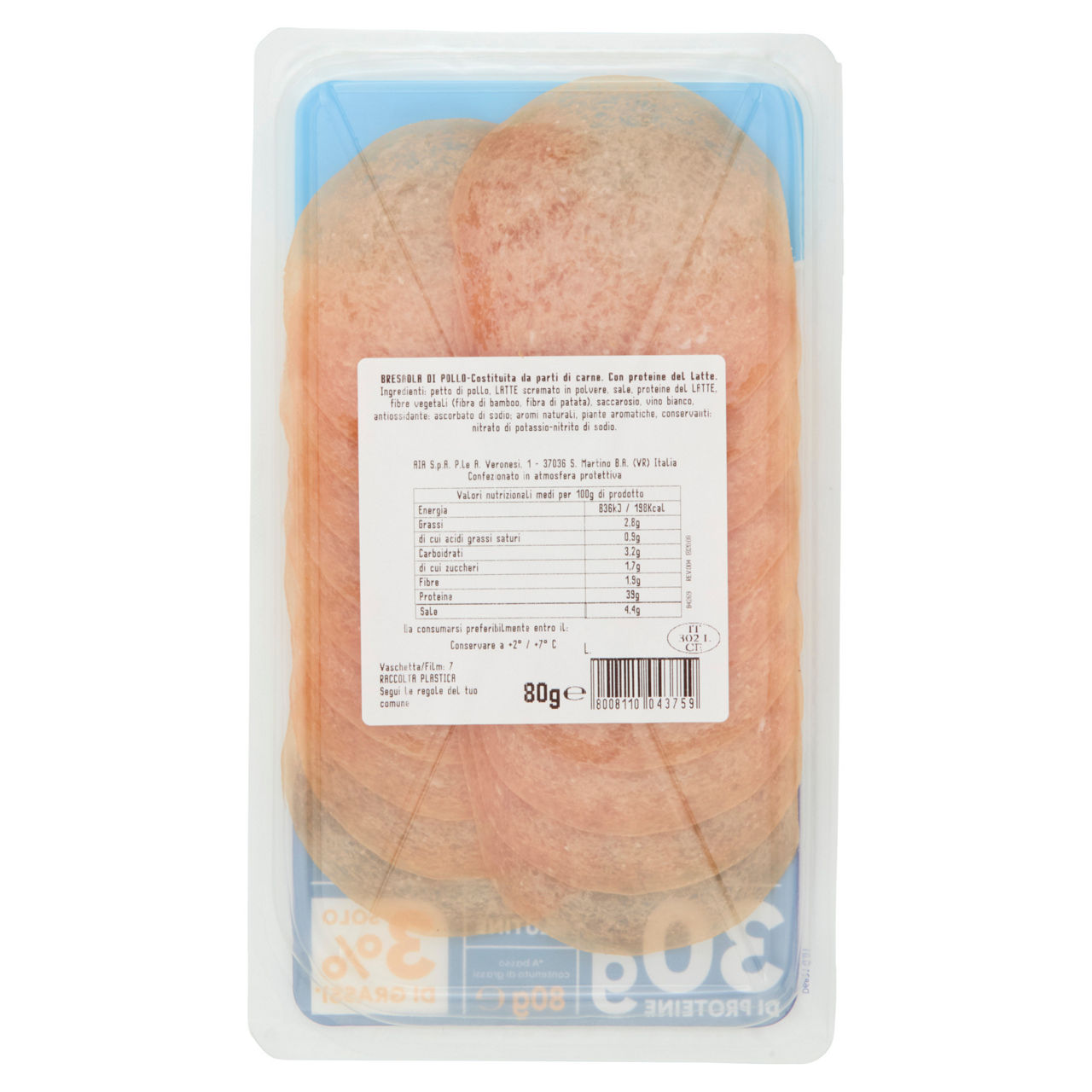 Bresaola di pollo Protein 80 gr - Immagine 11