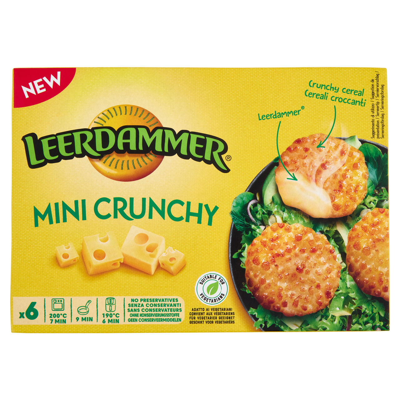 Leerdammer Mini Crunchy 6 pz 150 gr