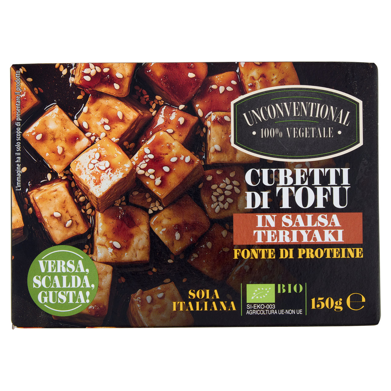 Tofu a cubetti in salsa Teriyaki bio 150 gr - Immagine 01