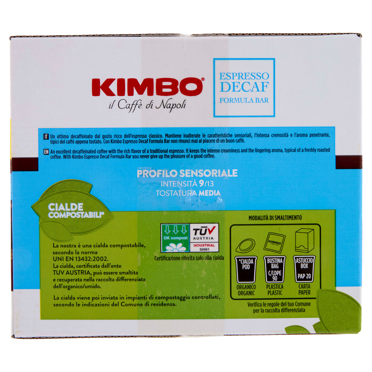 Caffè in cialde compostabili Espresso Decaffeinato 50 pz - Immagine 41