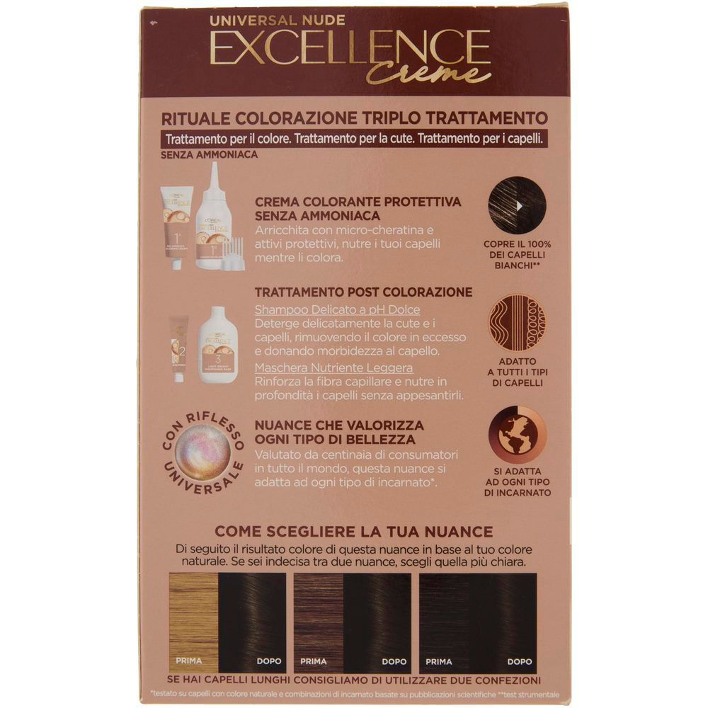 Colorazione per capelli Universal Nude 3 castano scuro - Immagine 21