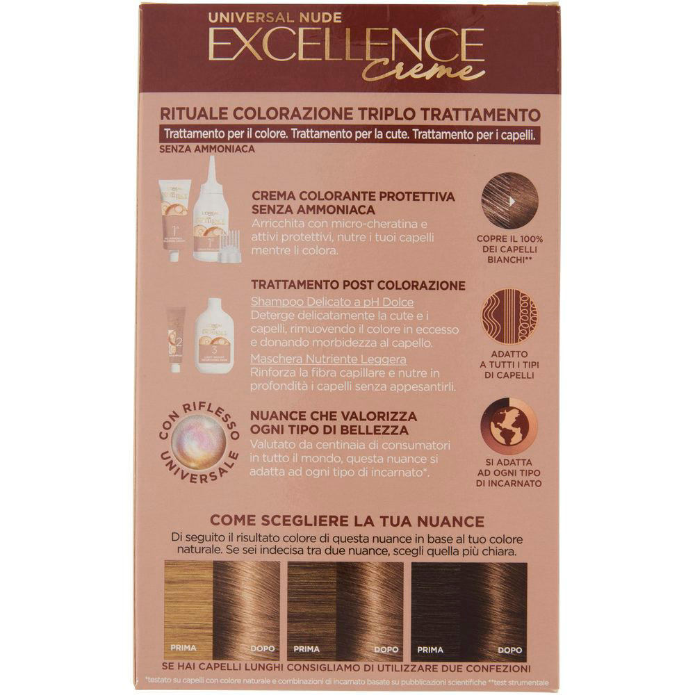 Colorazione per capelli Universal Nude 6 biondo scuro - Immagine 21