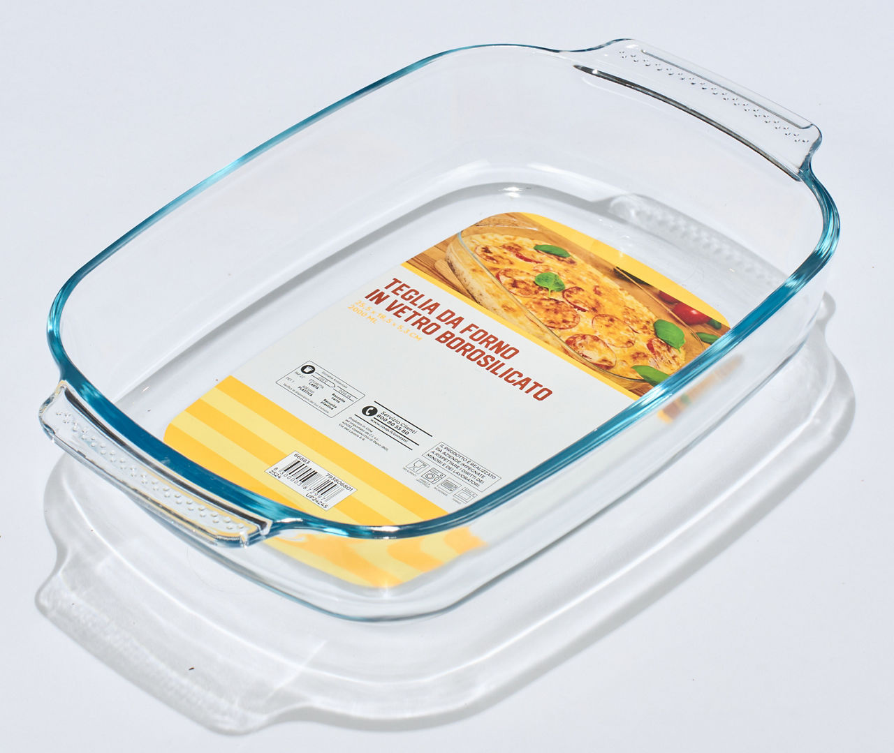 Teglia da forno in vetro borosilicato 25,5 x 18,5 x 5,3 cm - Immagine 11