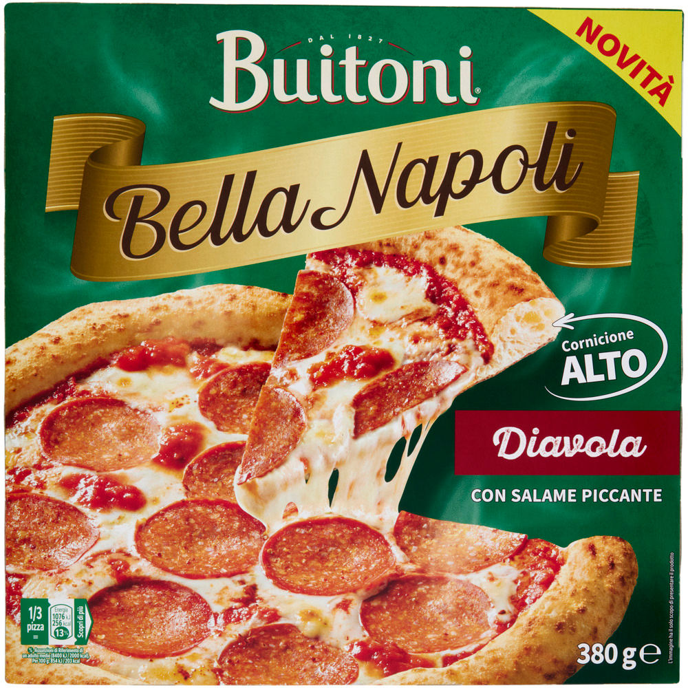 Pizza diavola surgelata 380 gr