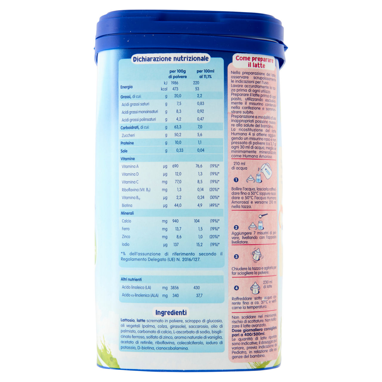 Latte di crescita in polvere 4 Piccoli Eroi 800 gr - Immagine 41