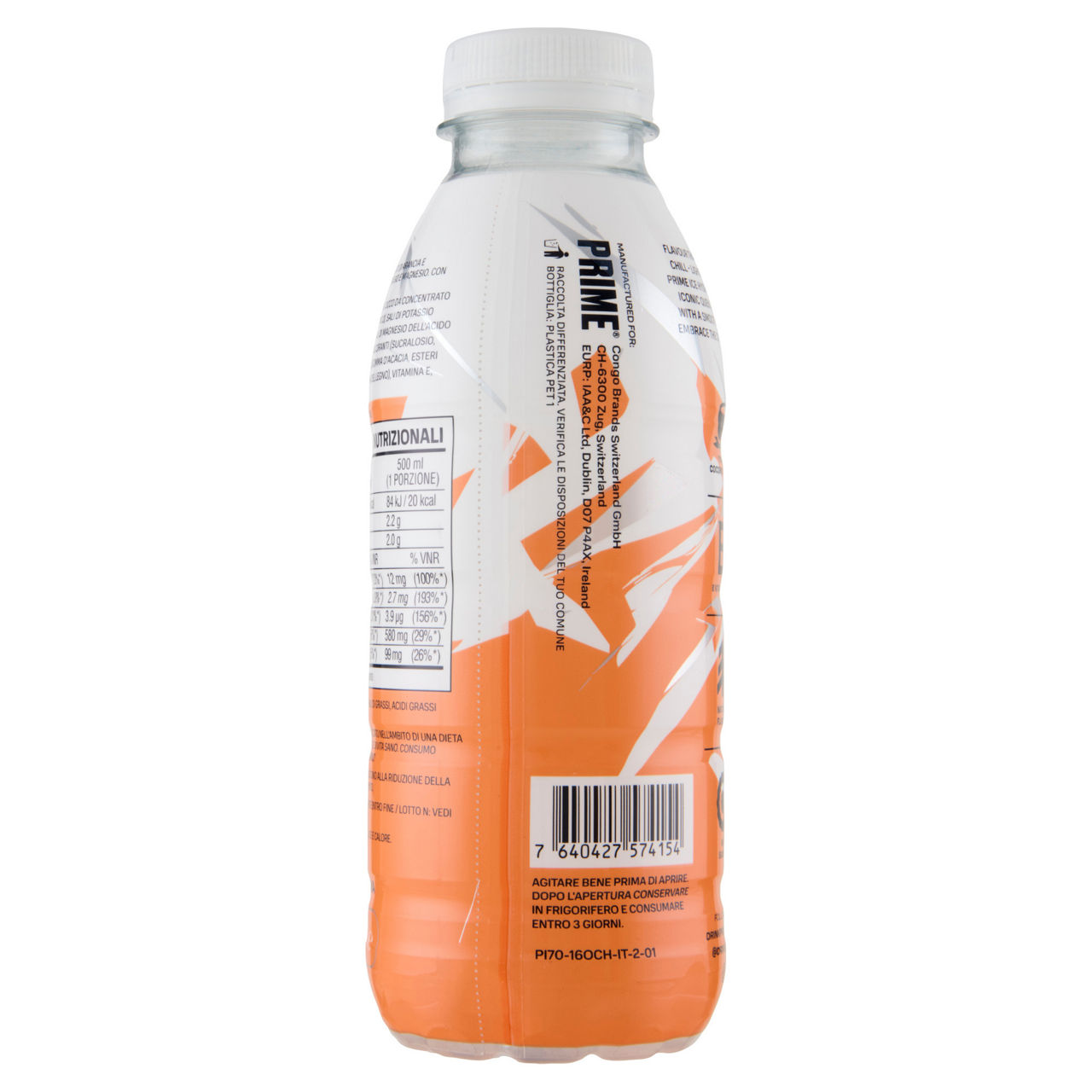 Bevanda aromatizzata Hydration gusto Ice Orange 500 ml - Immagine 11
