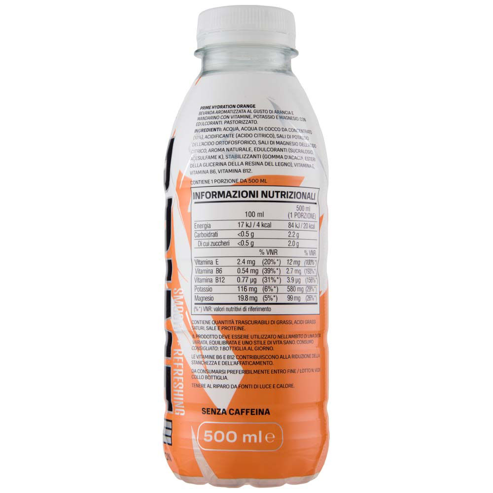 Immagine 4 di 6 del prodotto Bevanda aromatizzata Hydration gusto Ice Orange 500 ml