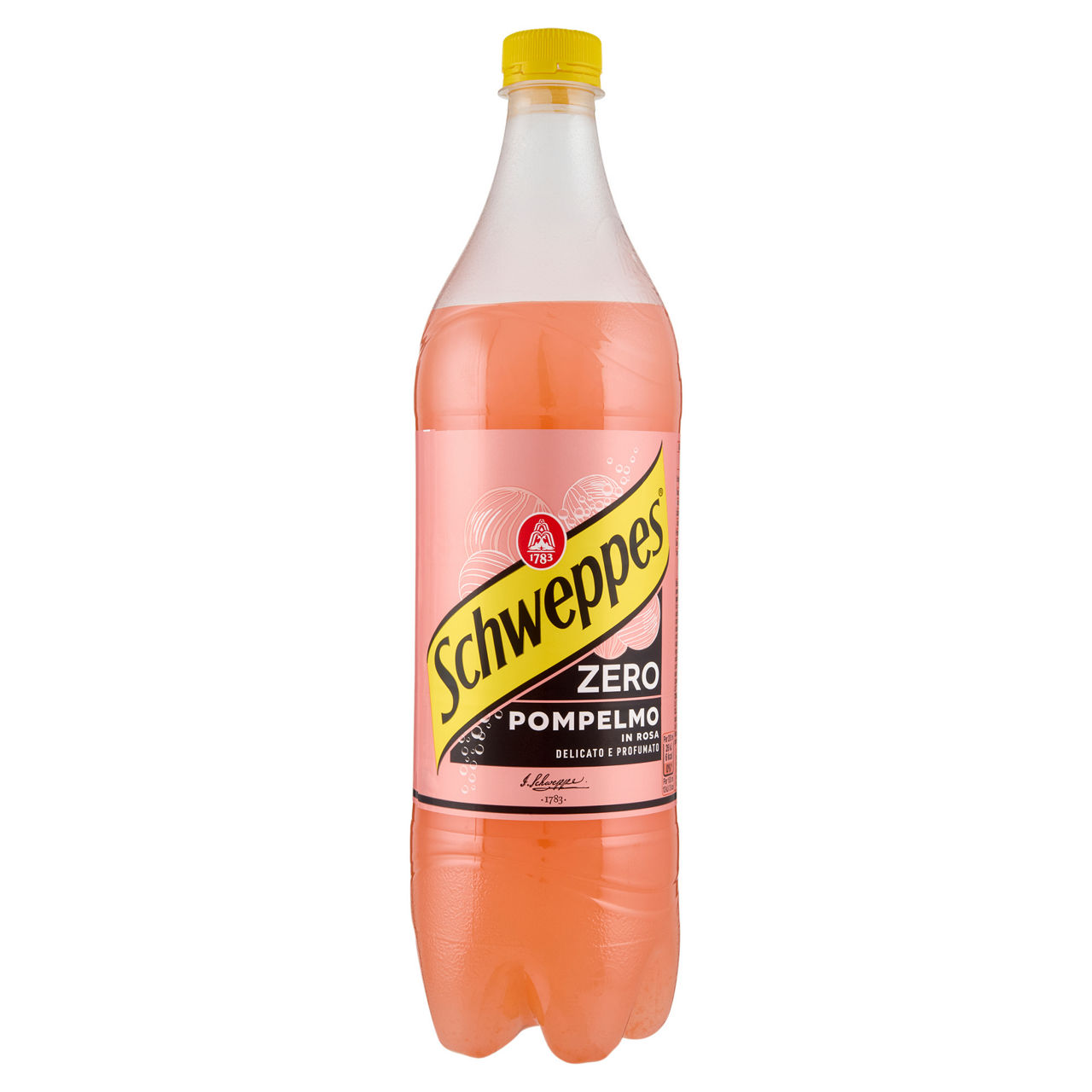 Schweppes pompelmo rosa zero 1 lt - Immagine 01