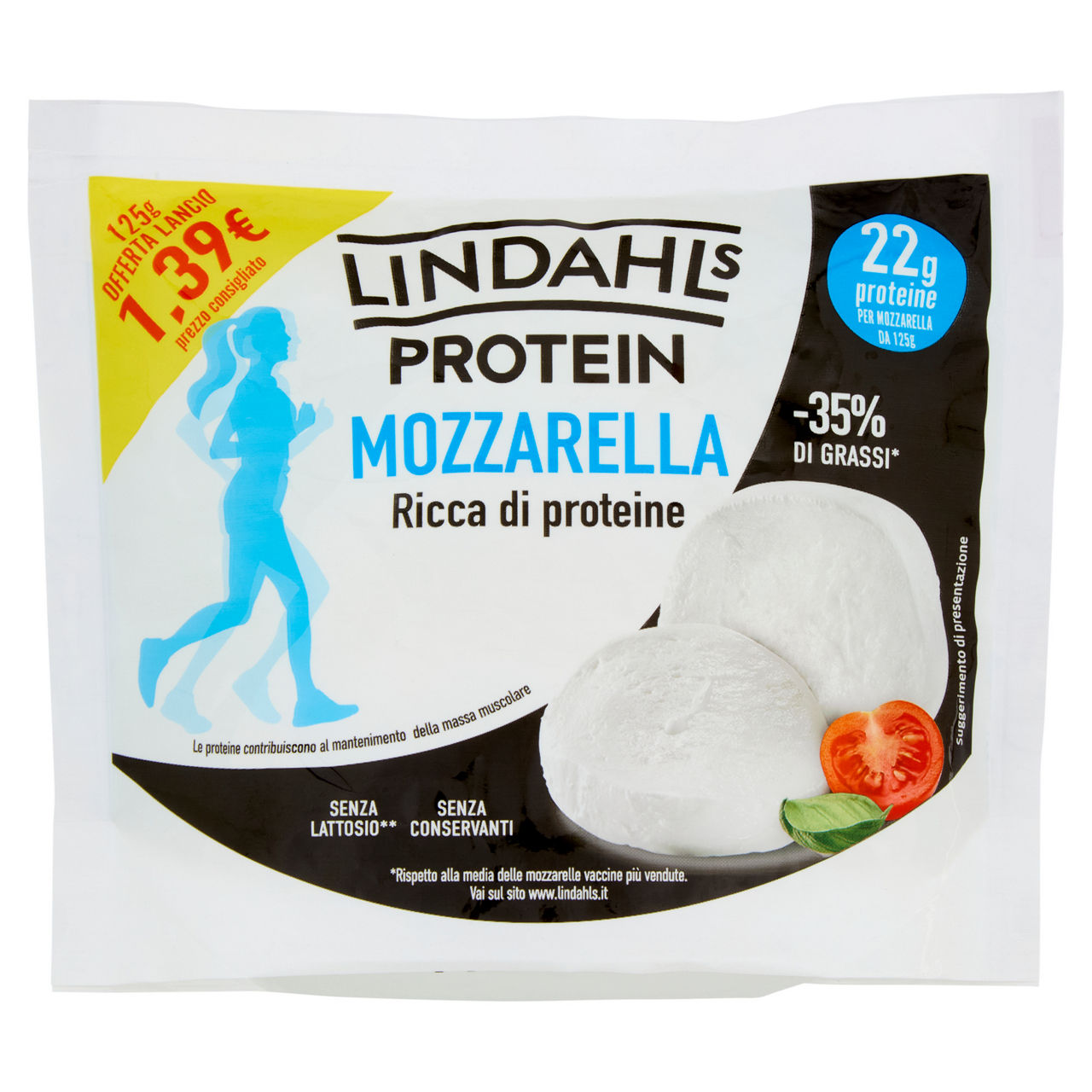 Mozzarella proteica 125 gr - Immagine 01