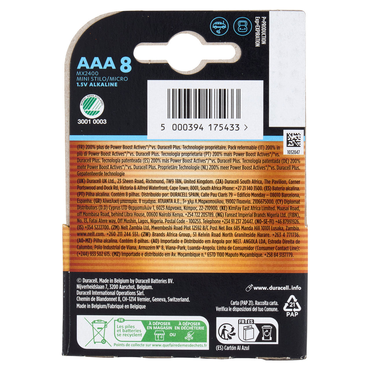 Pile ministilo AAA Optimum Power Boost 8 pz - Immagine 31