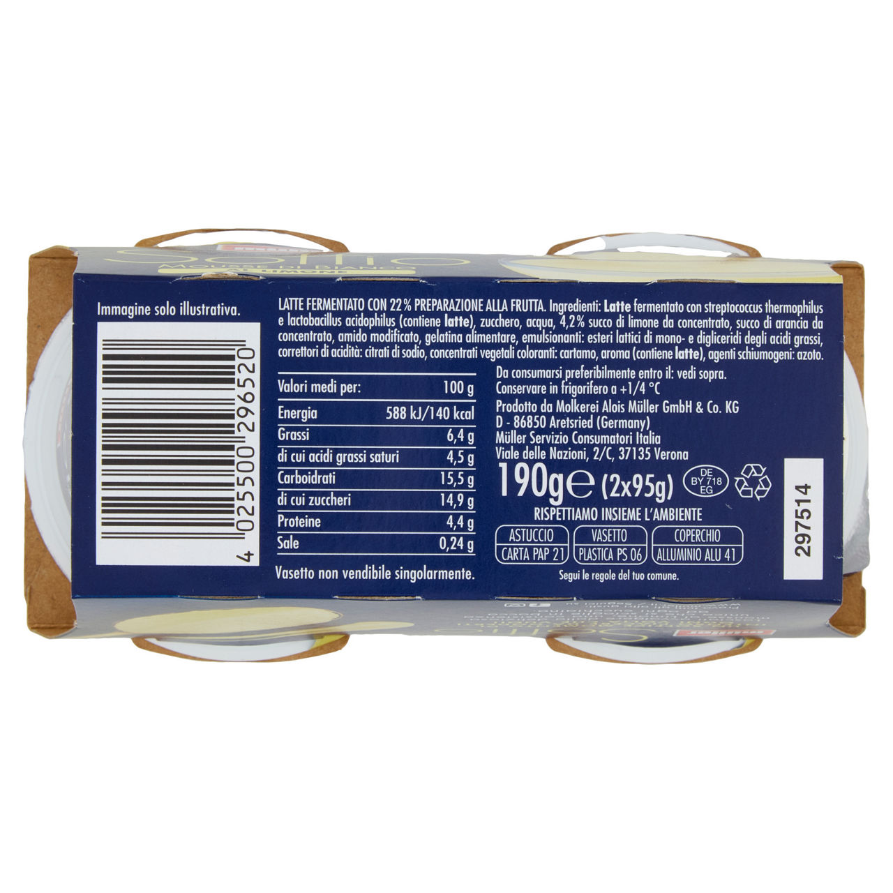 Mousse di bianco al limone 2 pz da 95 gr - Immagine 11