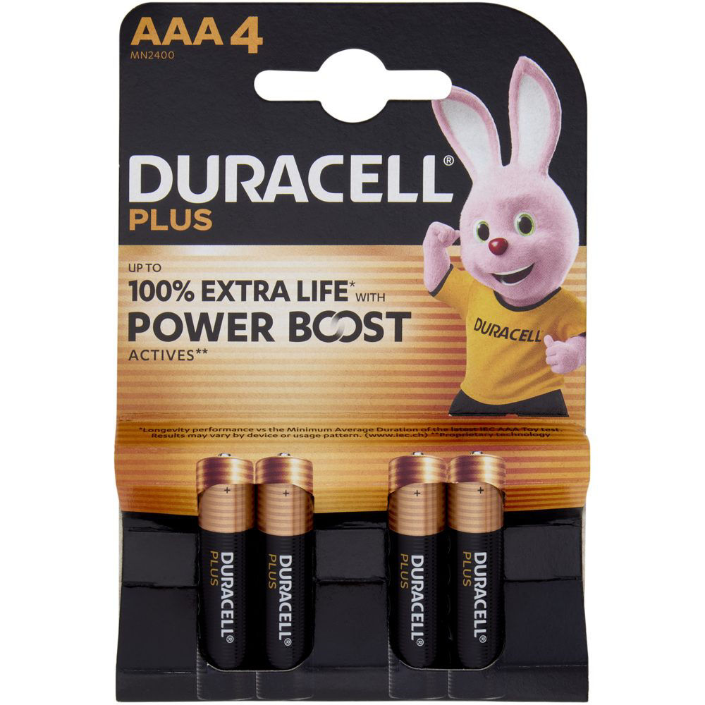 Pile ministilo AAA Plus Power Boost 4 pz