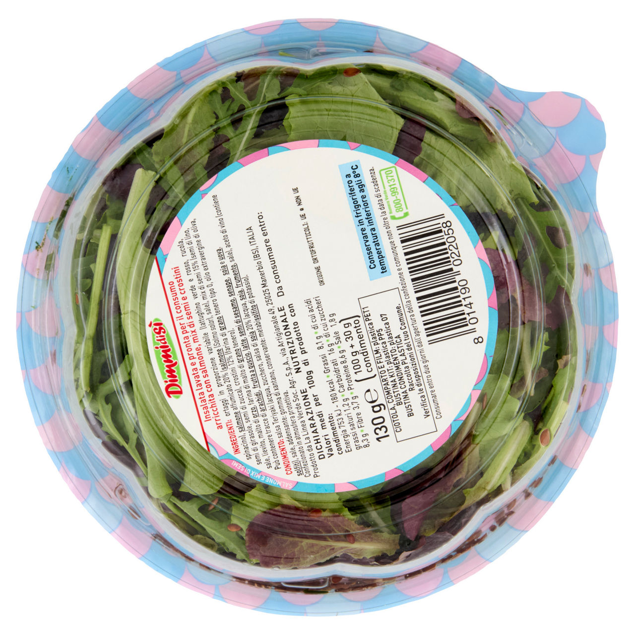 Piatto unico salmone e mix di semi 130 gr - Immagine 11