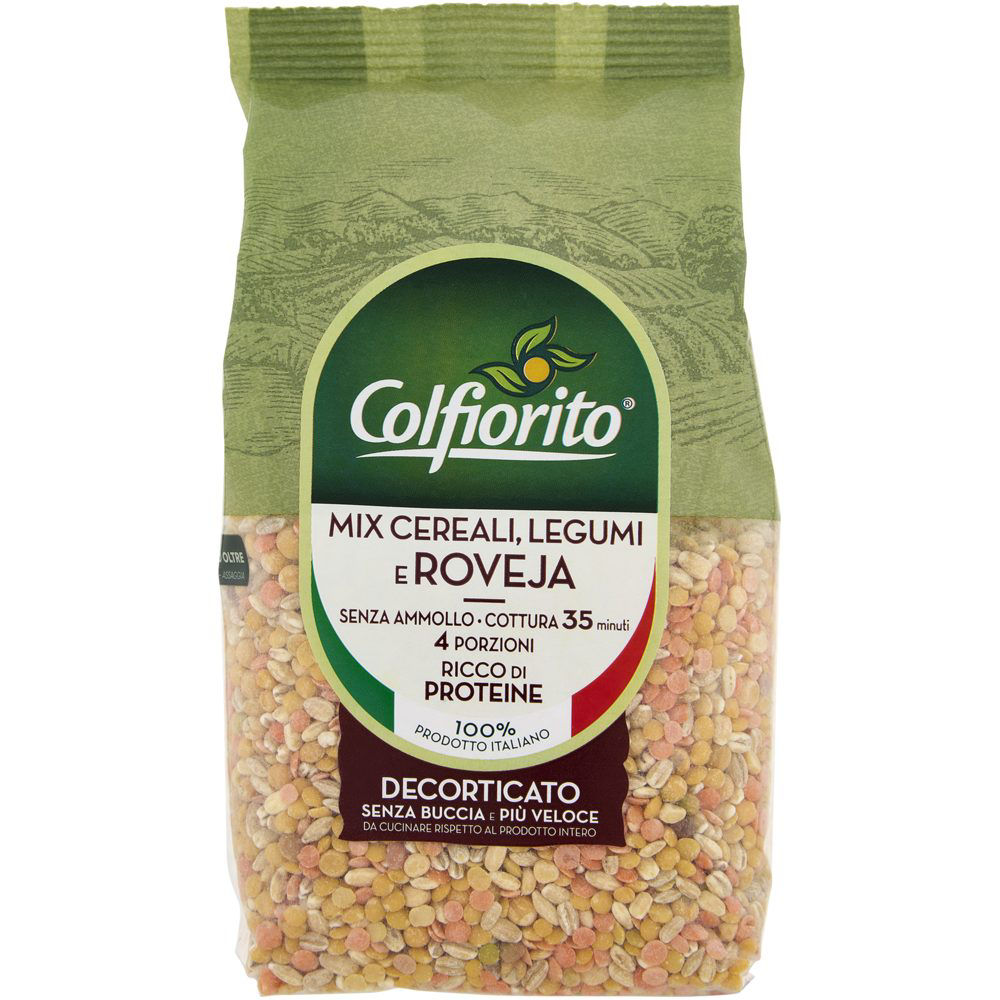 Mix di cereali legumi e roveja decorticati 350 gr