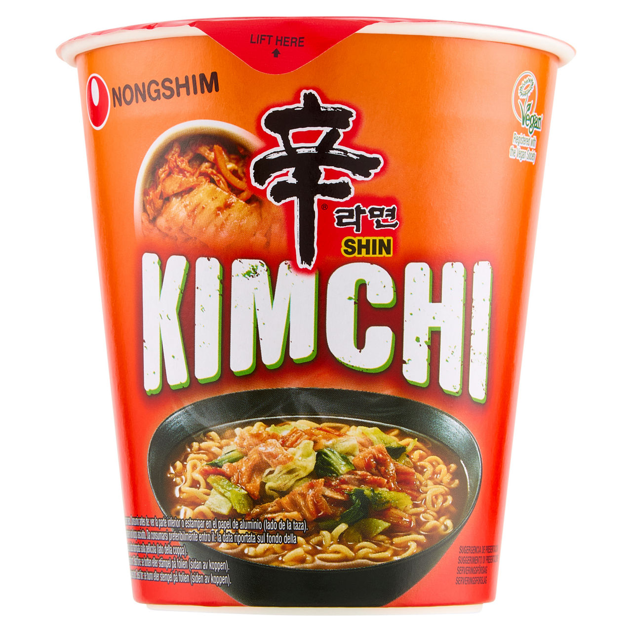 Noodles istantanei Kimchi Cup 75 gr