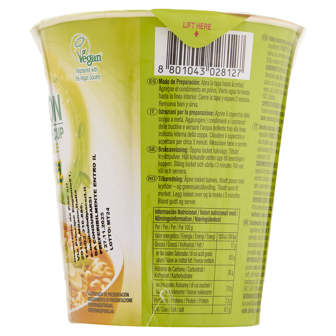 Noodles istantanei Veggie Cup 67 gr - Immagine 31