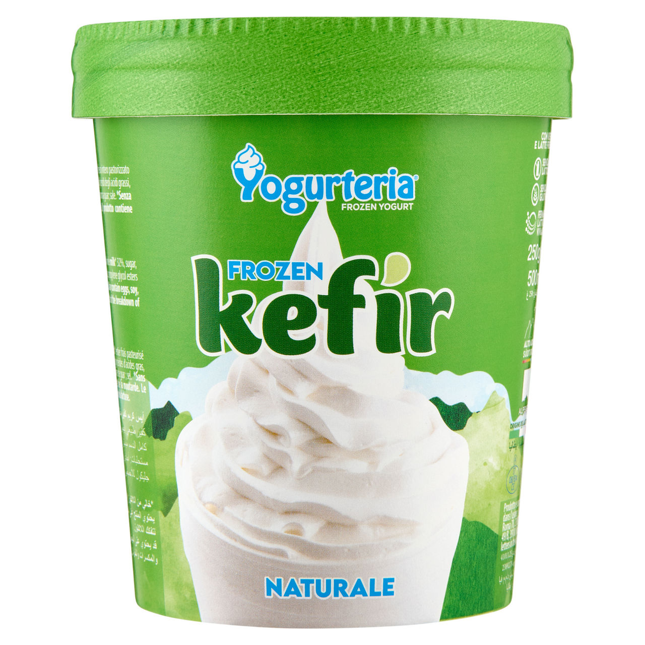 Gelato kefir naturale senza lattosio 250 gr