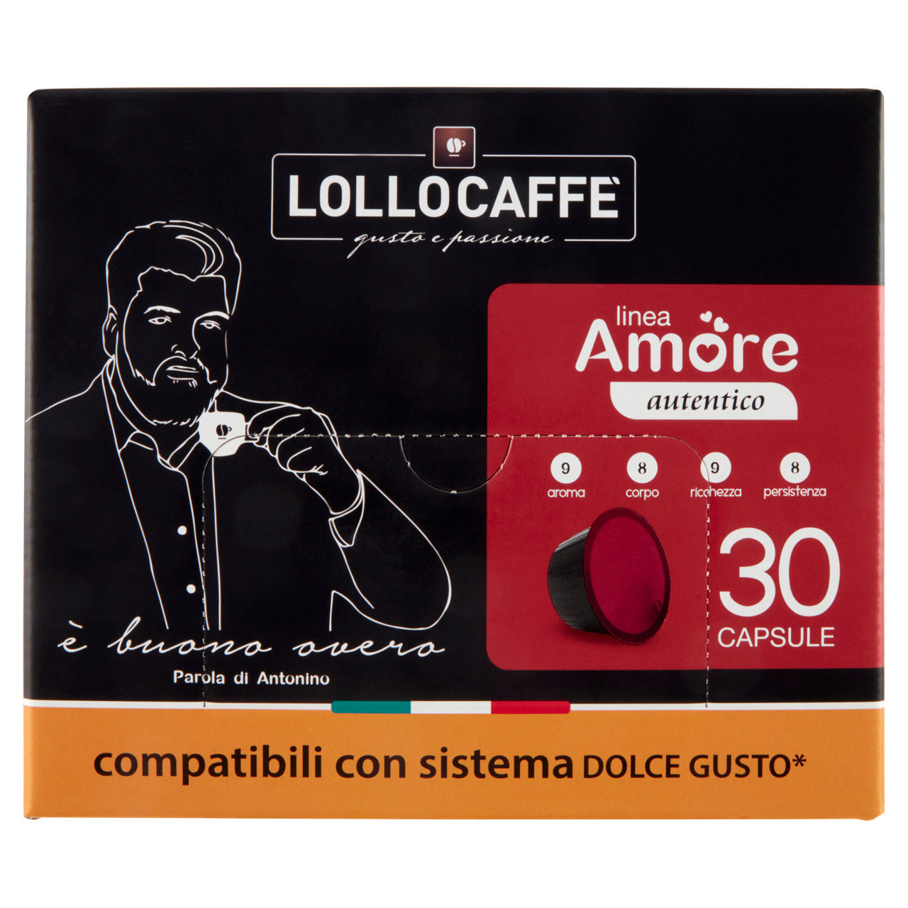 Caffè in capsule Amore Autentico compatibili Dolce Gusto 30 pz
