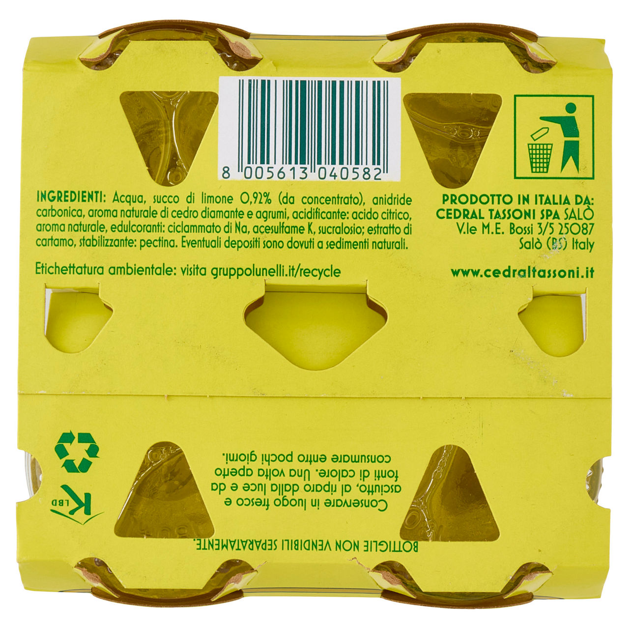 Bibita analcolica Cedrata zero 4 pz x 180 ml - Immagine 31