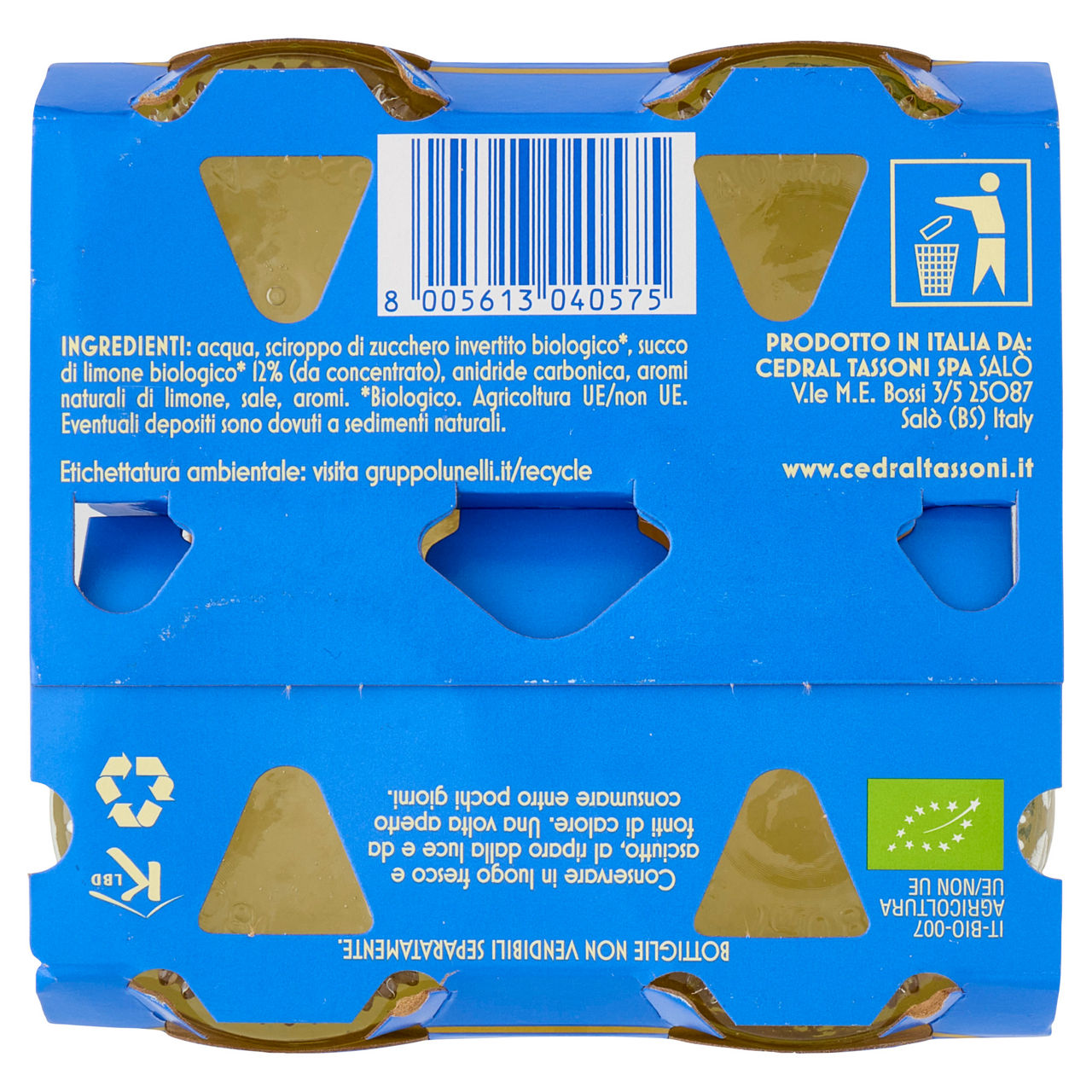 Bibita analcolica Limonata bio 4 pz x 180 ml - Immagine 31