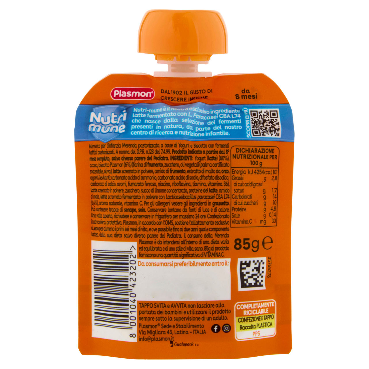 Il Frullato yogurt e biscotto 85 gr - Immagine 51