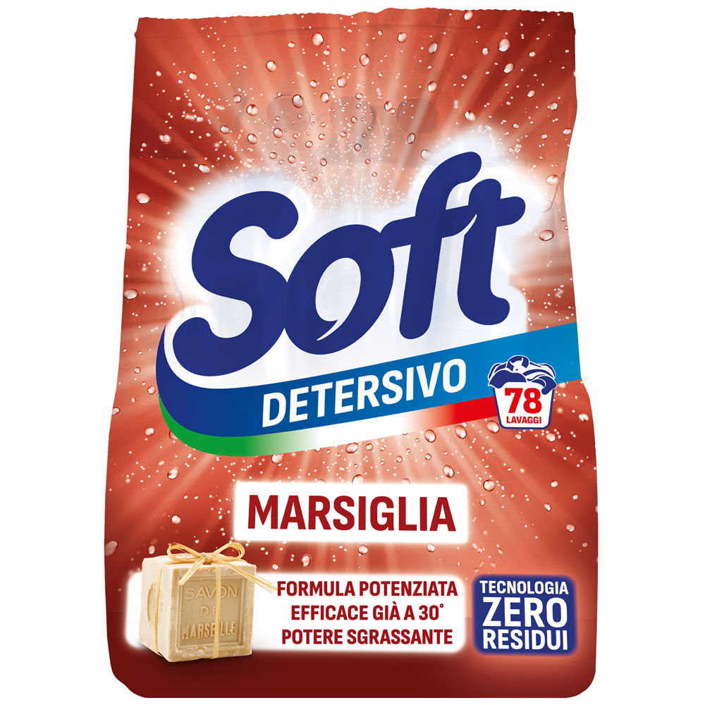 Immagine 2 di 2 del prodotto Detersivo lavatrice in polvere marsiglia 78 lavaggi
