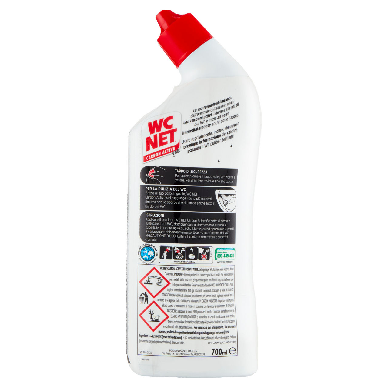 Detergente WC Carbon Active gel Instant White 700 ml - Immagine 51