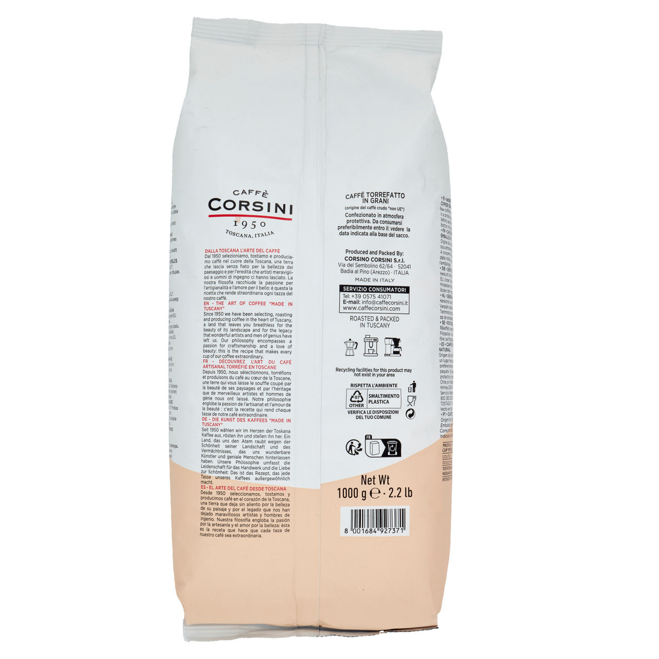 Caffè espresso in grani pieno e corposo 1 kg - Immagine 41