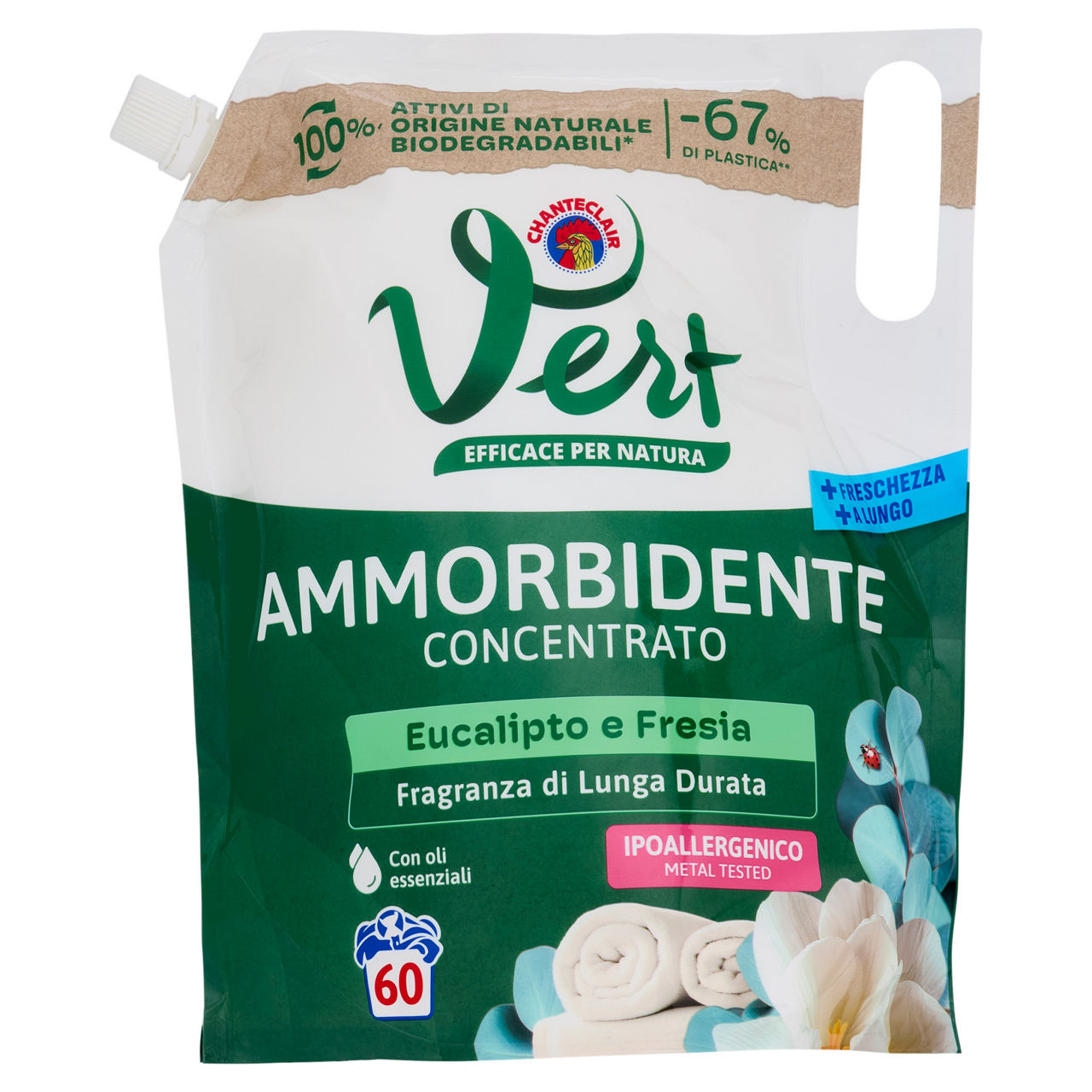 Ammorbidente concentrato ricarica eucalipto e fresia 60 lavaggi - Immagine 01