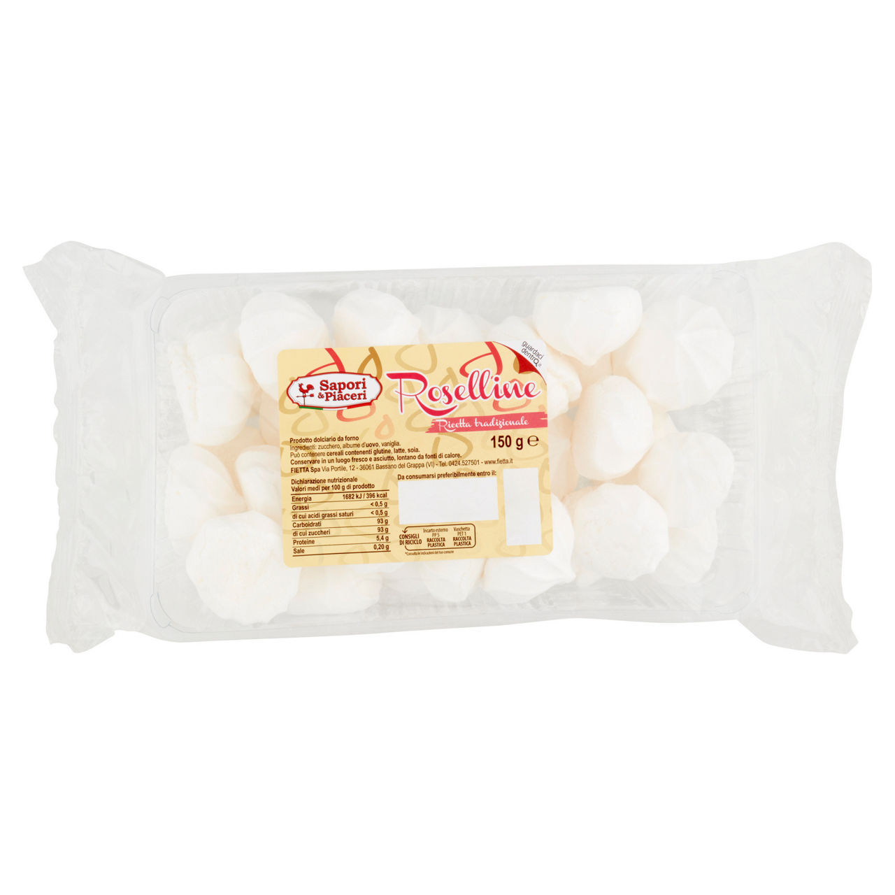 Roselline di meringhe 150 gr