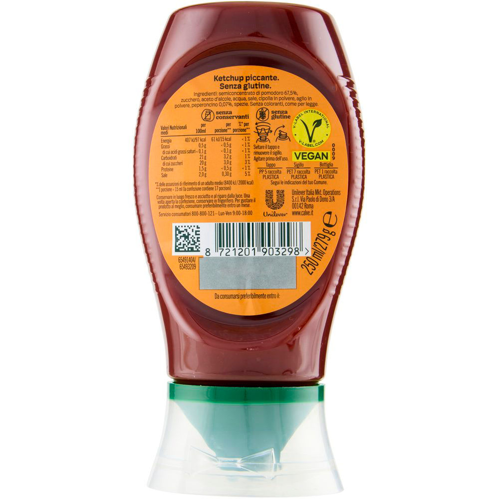 Immagine 3 di 6 del prodotto Ketchup piccante 279 gr