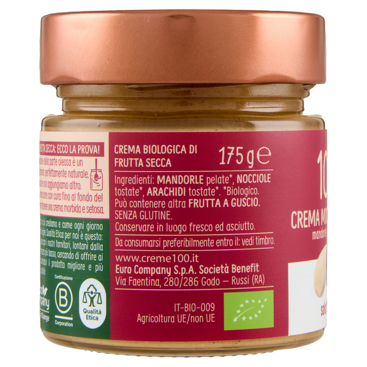 Crema 100% mix di frutta secca bio 175 gr - Immagine 41