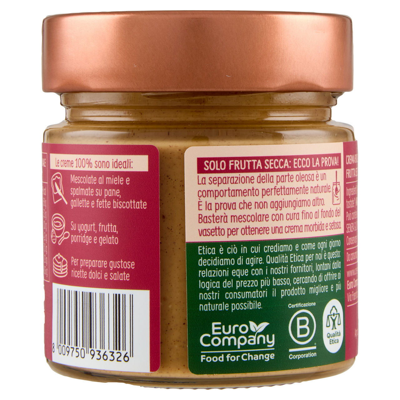 Crema 100% mix di frutta secca bio 175 gr - Immagine 21