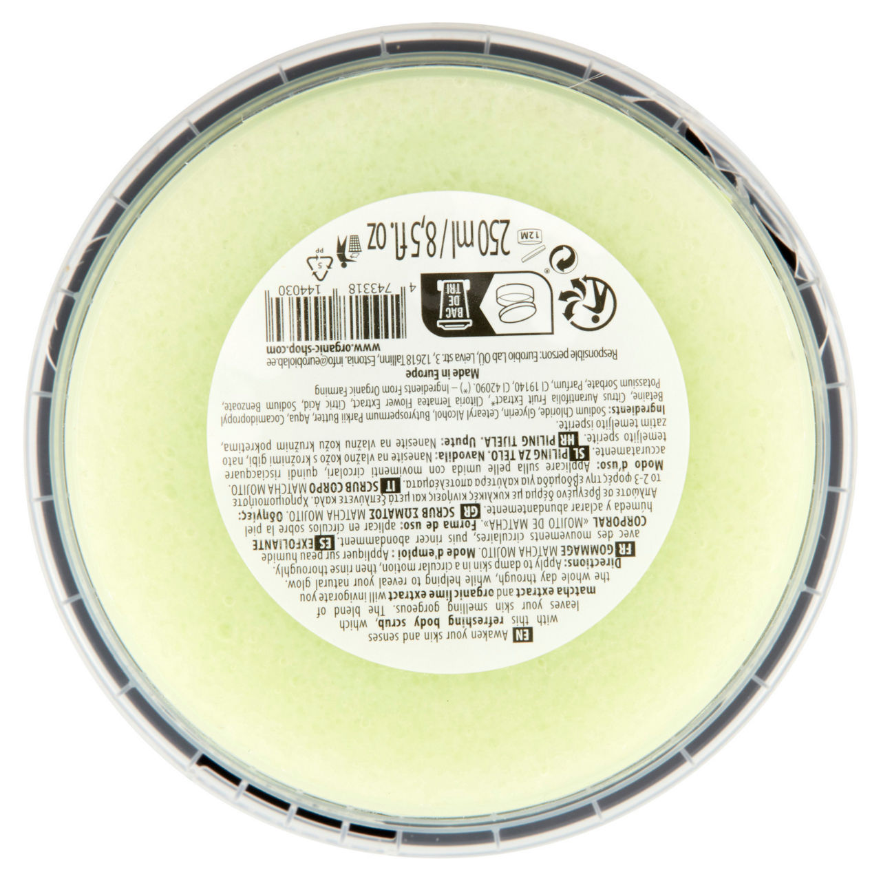 Scrub corpo rinfrescante Matcha Mojito Matcha e Lime 250 ml - Immagine 51