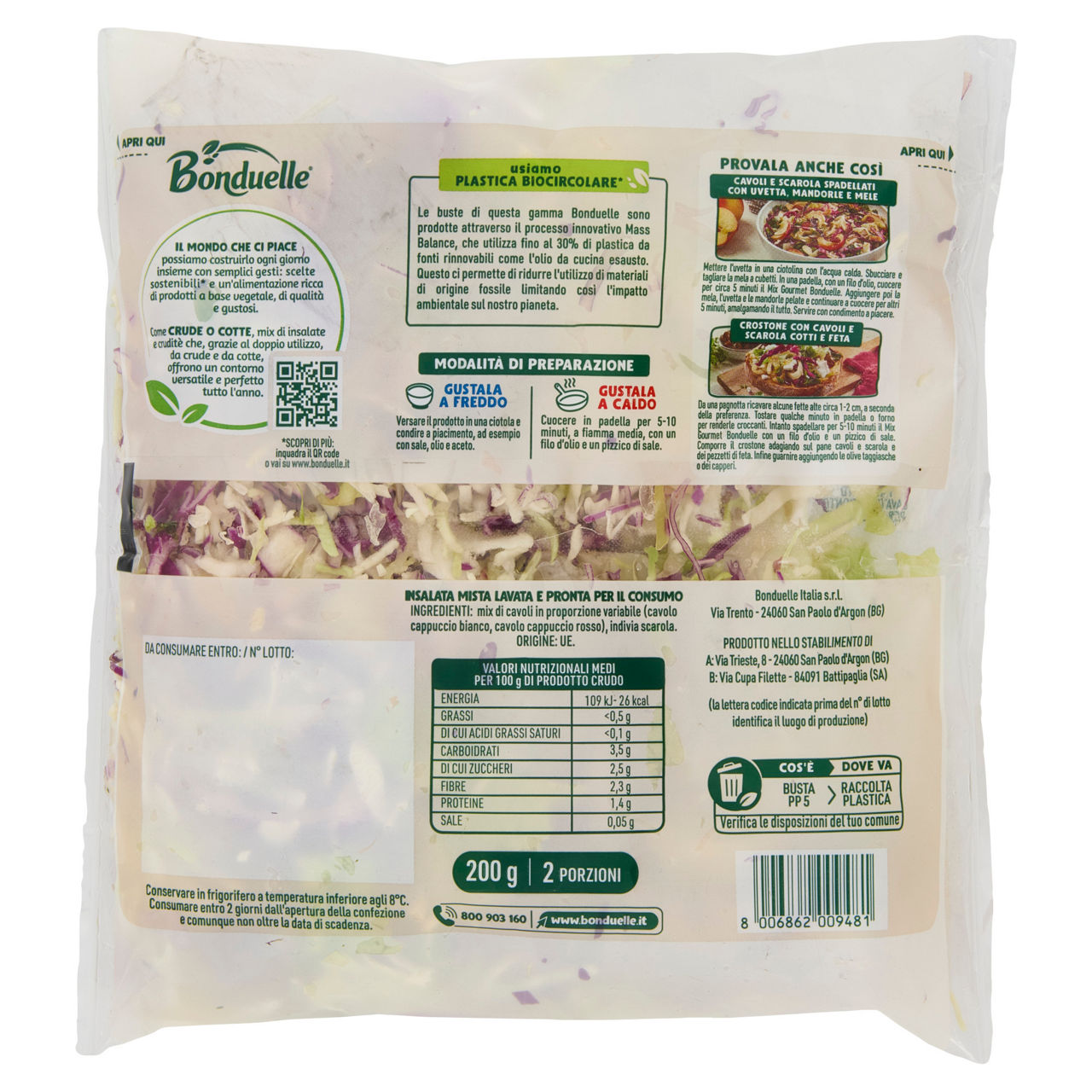 Insalata Mix Gourmet Crude o Cotte 200 gr - Immagine 31