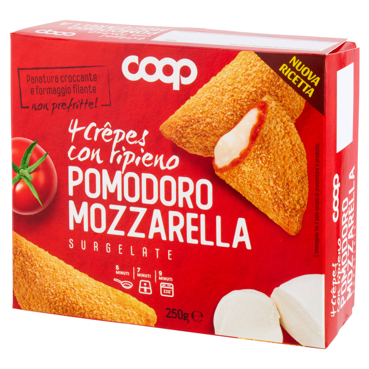 Crêpes con ripieno di pomodoro e mozzarella 4 pz 250 gr - Immagine 31