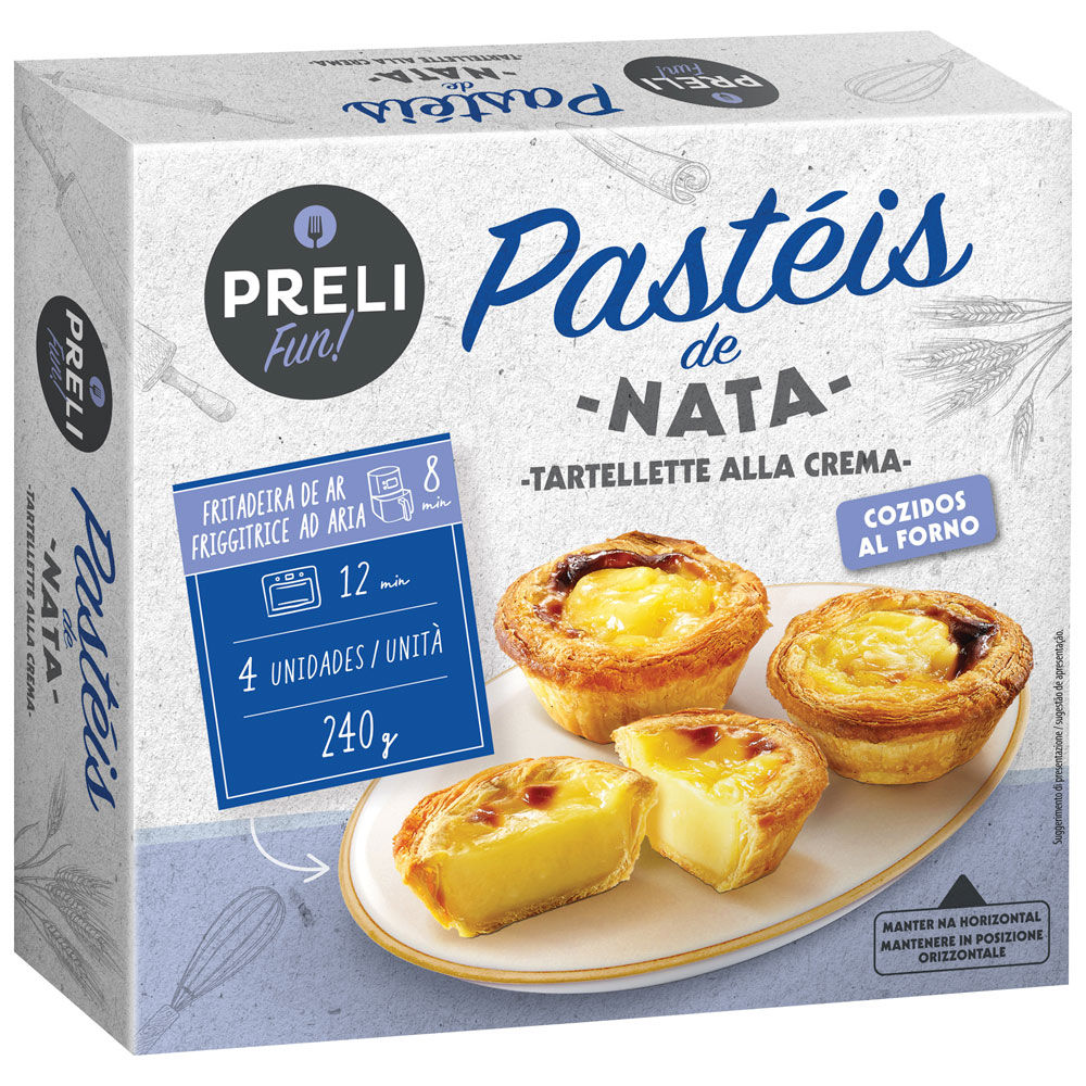 Pastéis de nata tartellette alla crema 240 gr