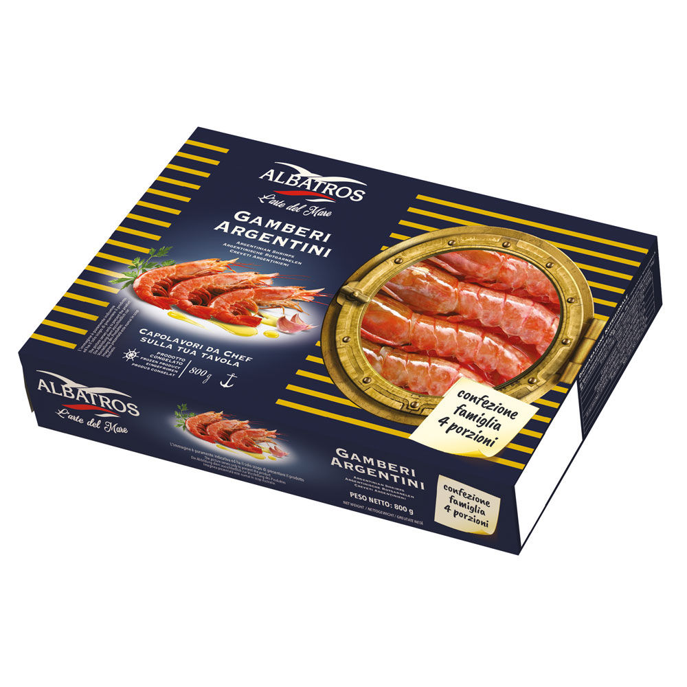 Gamberi Argentini interi 800 gr