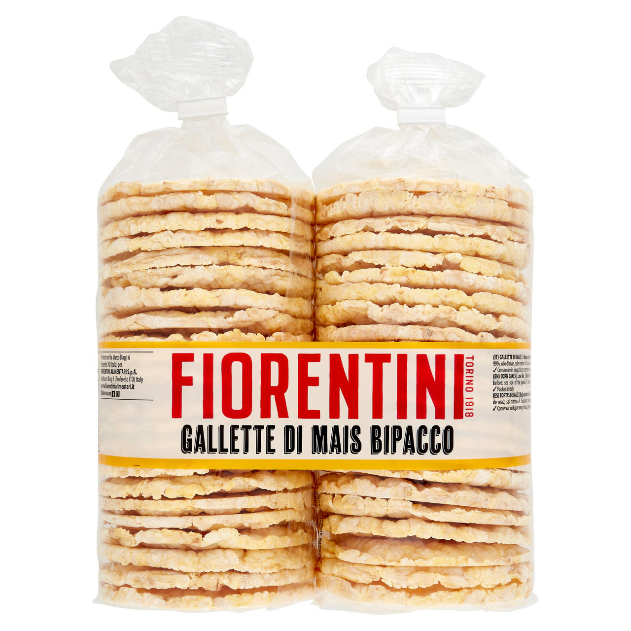 Gallette di mais bipacco 2 pz x 120 gr
