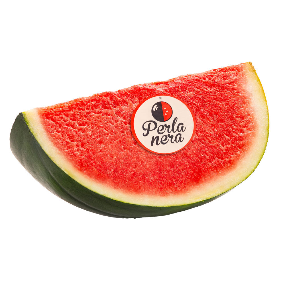 Cocomero Perla Nera con pochi semi a taglio