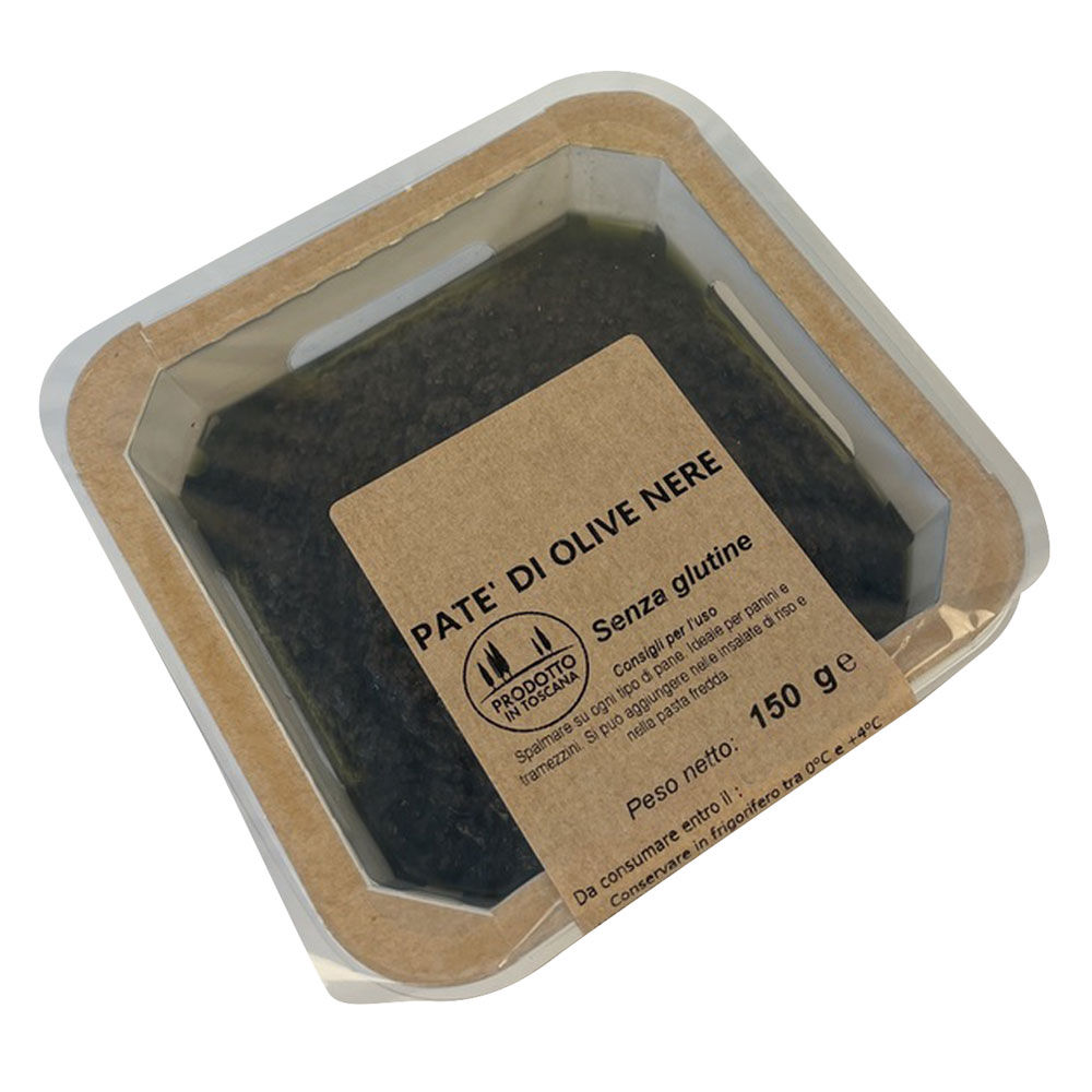 Pat&egrave; di olive nere 150 gr
