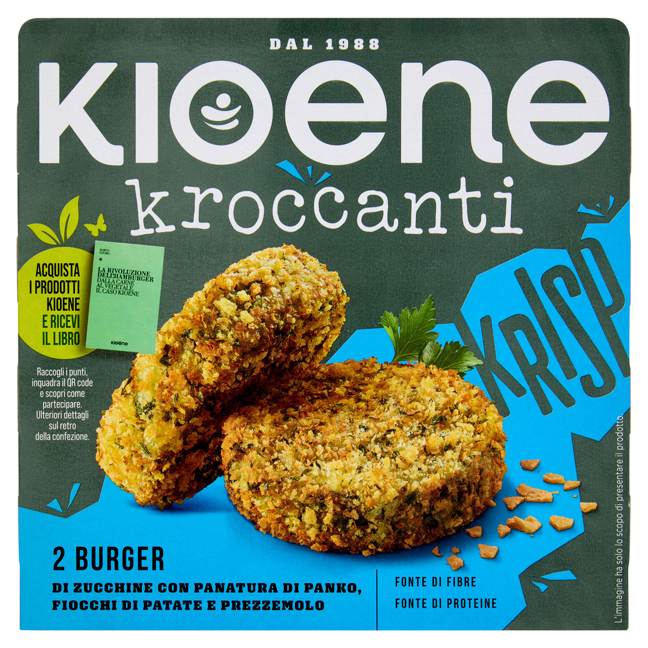 Burger Kroccanti di zucchine 2 pz 180 gr