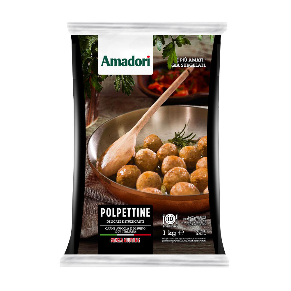 Polpettine di pollo e tacchino surgelate 1 kg