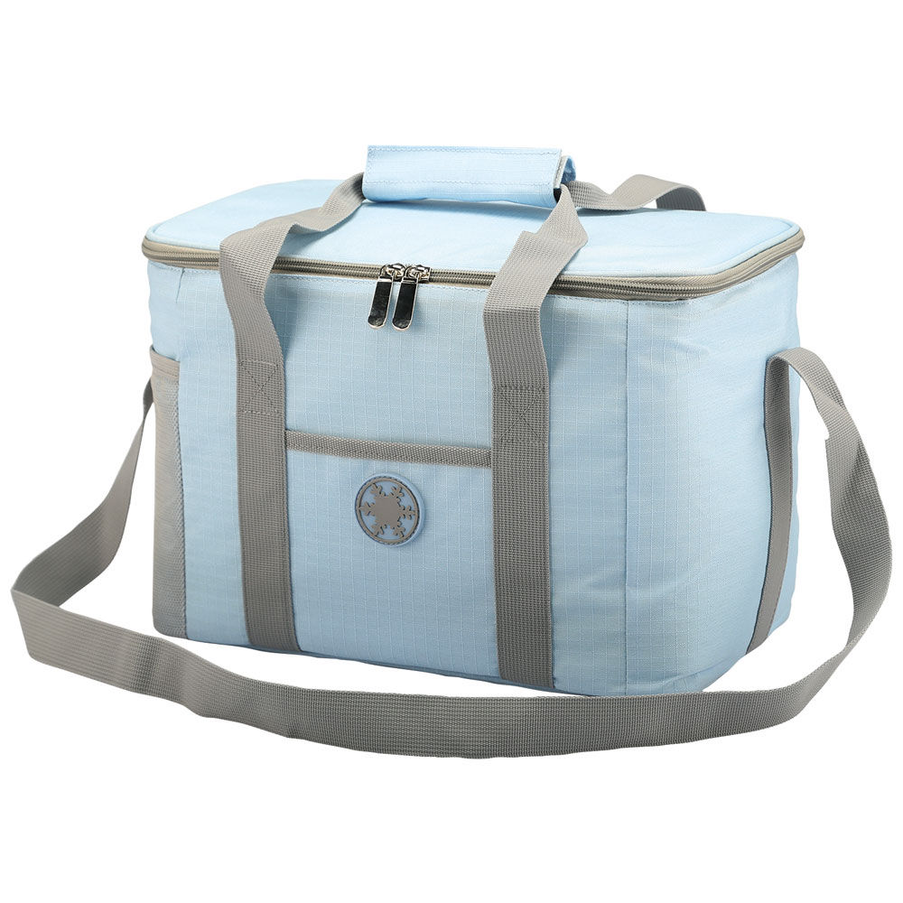 Borsa frigo cubica azzurra 34 x 20 x 23 cm 15 lt