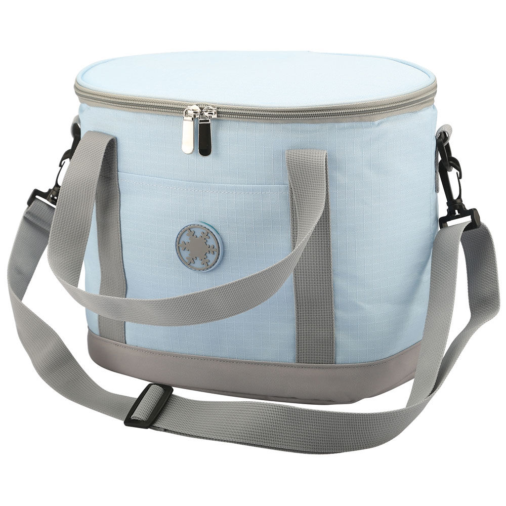 Borsa frigo ovale azzurra 28 x 19 x 23,5 cm 10,5 lt