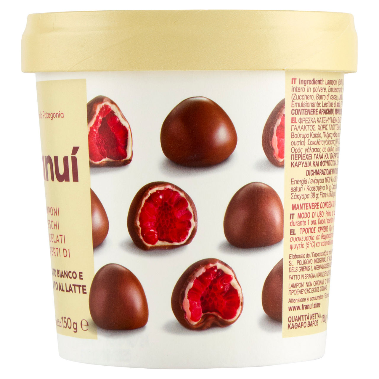 Lamponi ricoperti di cioccolato bianco e al latte surgelati 150 gr - Immagine 41